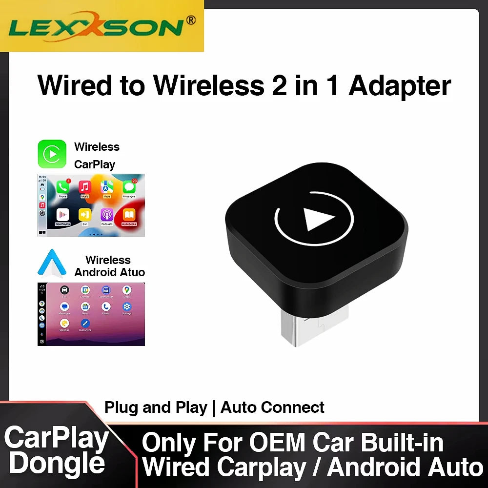 RoadEasy Wireless CarPlay Drive Hub 2 in 1