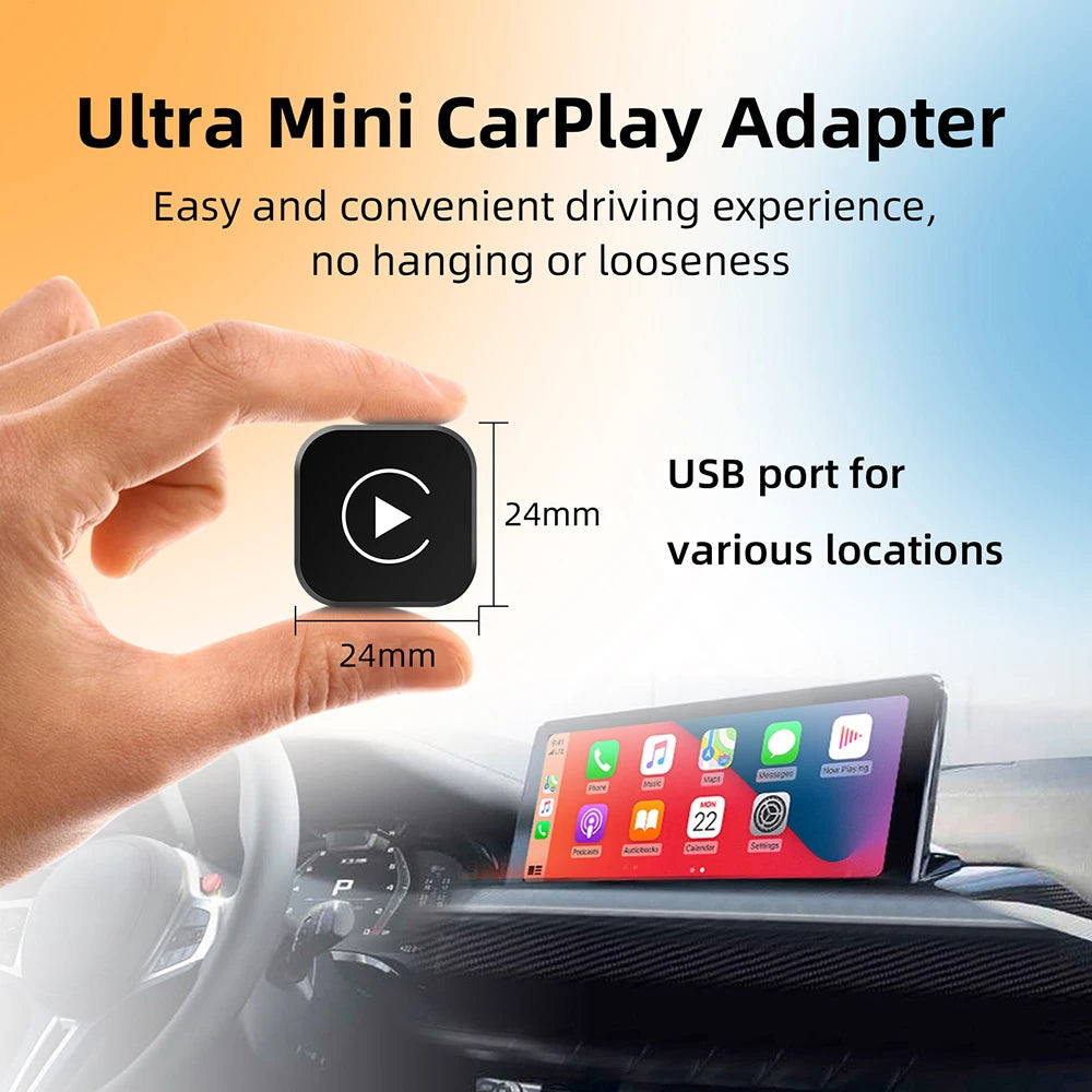 RoadEasy Wireless CarPlay Drive Hub 2 in 1